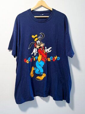 Vintage 90s Disney Goofy "Goof'in Around" Tee - Rare XXL - Single Stitch
